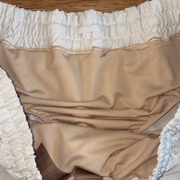 Women's White CALIA Elastic Waist Shorts - Picture 6 of 7